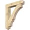Ekena Millwork Balboa Arts and Crafts Rough Sawn Bracket w/ Offset Brace, Douglas Fir, 8"W x 42"D x 48"H BKT0806X42X48BOA03RDF - alternate 1
